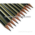 7 Inches Good Quality Wood HB Pencil Stripe Pencil Dipped On Top